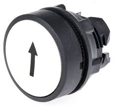 WHITE PUSH BUTTON HEAD c/w BLACK ARROW