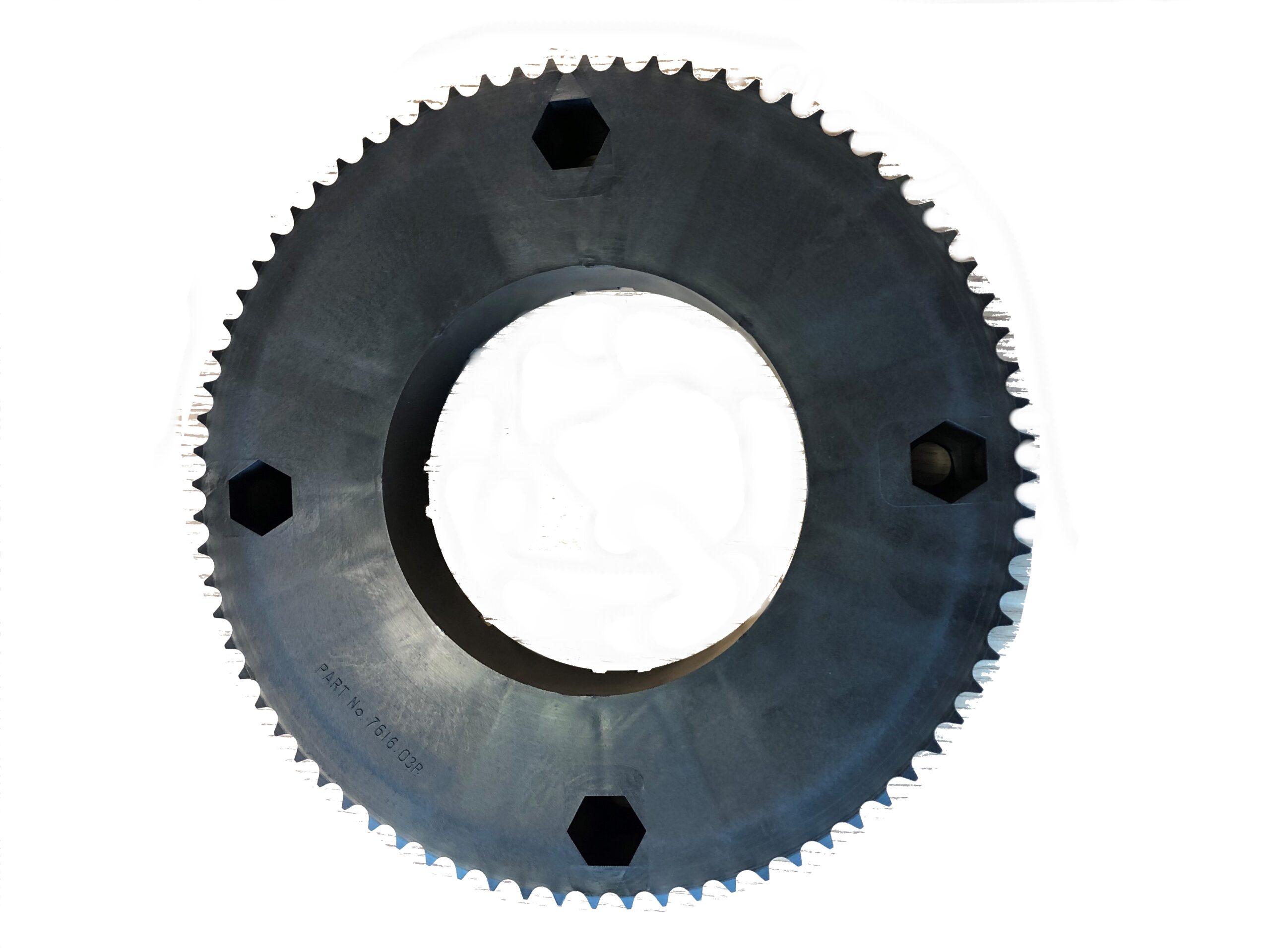 CATH REEL 7616.03.P.  BLACK PLASTIC 76T TOP CHAIN SPROCKET