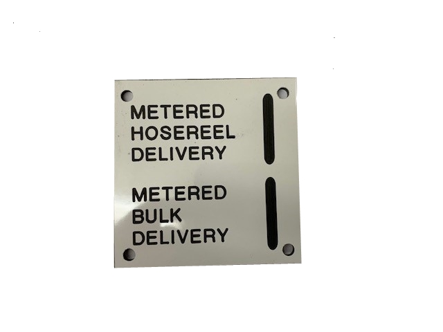 METERED HOSEREEL DELIVERY/METERED BULK DELIVERY