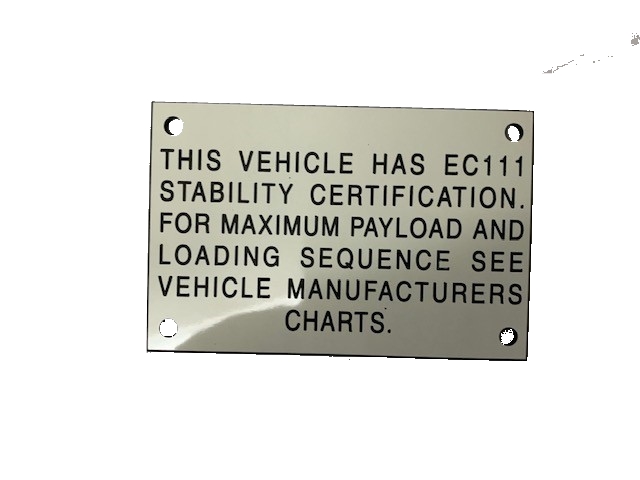 EC111  STABILITY  LABEL