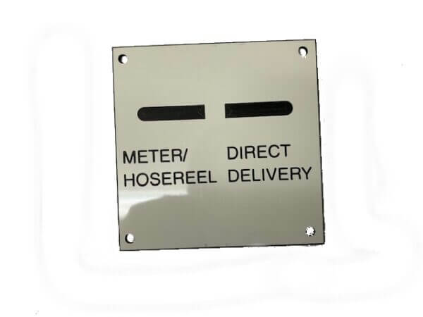 METER HOSEREEL/-DIRECT DELIVERY  LABEL  DRG.  O.1015