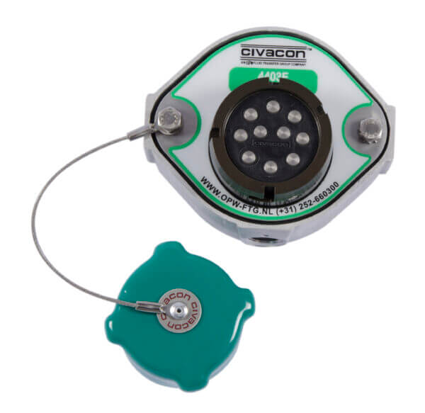 4403E CIVACON SOCKET (GREEN)