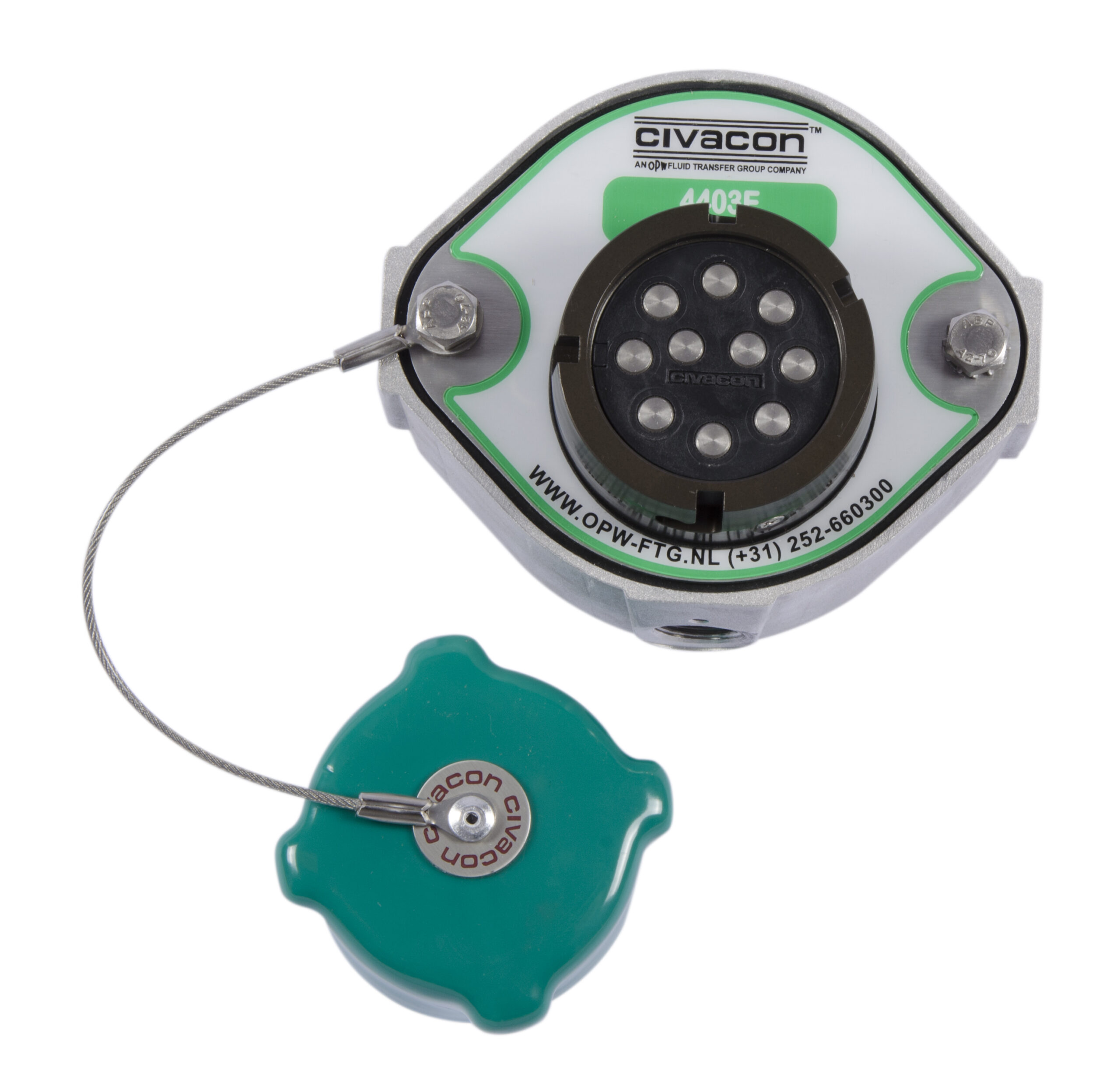 4403E CIVACON SOCKET (GREEN)