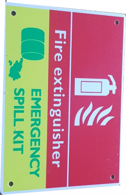 FIRE EXT/SPILL KIT BOX LABELS