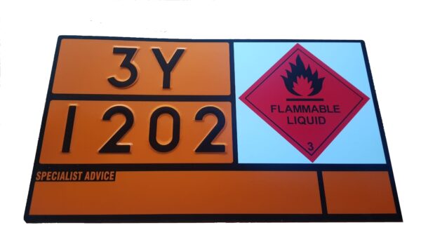 EMBOSSED FLAMMABLE BOARD 3Y 1202