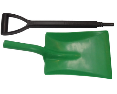 2 PIECE PLASTIC SHOVEL