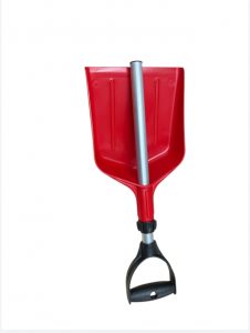 RED TELESCOPIC SHOVEL C/W CLIPS